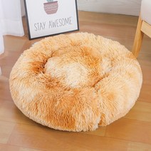 NEW 강아지침대 다용도 고양이침대 소프트 플리스 마약방석 양털원단 대형견방석 40CM-120CM, 옐로우
