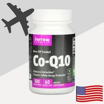 재로우 포뮬러스 자로우 코엔자임Q10 큐텐 CoQ10 조효소 100mg 60캡슐, 1개