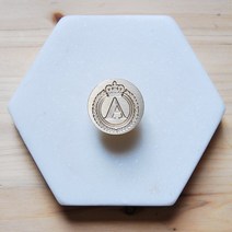 플로랄벨로 씰링왁스 왕관스탬프 도장 씰왁스, A