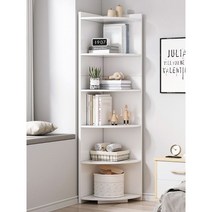 코너장 장식장 거실 수납장 틈새 모서리 선반, 오크 30*30*120cm