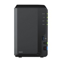 시놀로지 DS223 2TB 하드포함 정품 NAS 스토리지/RAM 2GB기본/타워형 NAS/Realtek RTD1619B CPU/2베이