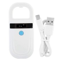 반려동물 내장칩 스캐너 유기견 등록 인식 리더기, W8(화이트)