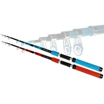 여성용 입문자 커플 여행 릴낚싯대 초보바다낚시 취미낚시 바다 바다루어대, 빨강/180