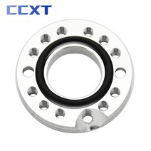 Motorcycle CNC 28mm Carb Adjuster Carburetor Inlet Manifold Spinner Plate Adaptor For atv 호환 KTM Hon, [04] Silver