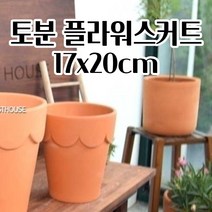 토기화분 17X20CM 스커트 토분 다육이 선인장 꽃 공 빈 이쁜 키큰 화분 사랑화분 귀여운화분 혁신적인