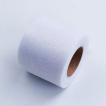 6cm * 5 야드 심포니 실버 도트 메쉬 곱슬 무지개 얇은 명주 그물 액세서리 선물 DIY 공예 파티 웨딩 크리스마스 장식 핑크, 12cm x 5yards, White