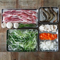 스테인레스 트레이 (5 size) 스텐쟁반 재료소분