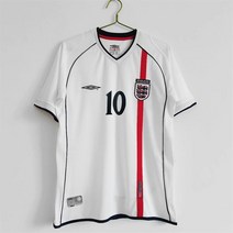 2002 월드컵 잉글랜드 베컴 오웬 홈 클래식 레트로 풋살 축구 유니폼