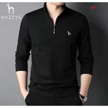 남성용 퍼피자수 면혼방 반집업 티셔츠65001 M--4XL