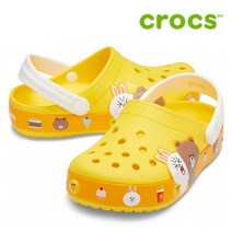크록스 아동 샌들 40- 206028-730 Kids Crocs Fun Lab LINE Friends Clog Yellow