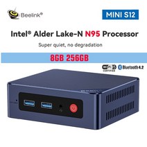 미니 12 인텔 알더 레이크 95100 미니 윈도우즈 11 프로 4 8 256 16 500 데스크탑 게임 컴퓨터 59, [03] UK, [06] N95 8GB 256GB