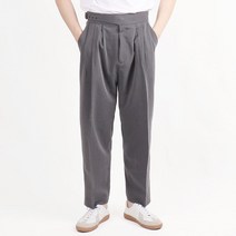 세미 와이드 테이퍼드 벌룬 롱 비조 배정남 투턱 그레이 구르카 슬랙스 팬츠 3컬러
