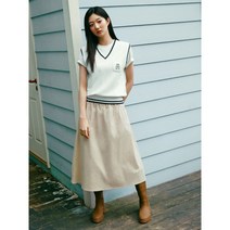 빈폴레이디스 Green 밴딩 A라인 롱 스커트 베이지 BF4227N02A 1047989