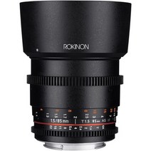 캐논 EF용 Rokinon Cine DS DS85M-C 85mm T1.5 AS IF UMC 풀 프레임 시네 렌즈, 스택, 정경