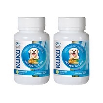 뉴질랜드 쿠쿠 펫 헬스 케어 VELVET 초록입홍합 파우더 1000mg 120캡슐 x2 반려동물, 2box