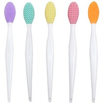 일본직발송 4. ROLYTA 【5개입】반려견칫솔 애견칫솔 고양이칫솔 치과위생용브러쉬 개 덴탈케어 양면용 소, One Size_One Color, One Color