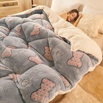 QINGHAIZHEN 겨울용 가벼운 양털극세사 이블 _q30, q30-05