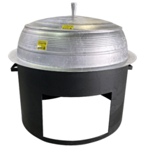 녹안나는 백철가마솥 무쇠가마솥 가정용 업소용 대형 주물전통국내산가마솥 청주금속주물, 옥가마솥 450호(백철)+철판화덕(3.2t) 58cm