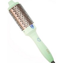 K 4 3cm(1 77인치) 핫 브러시 루즈 볼륨 컬 만들기 세라믹 토르말린 컬링 아이언 볼류마이징 가열 원스텝 라운드 볼류마이저 이중 전압(4 5cm(1 77인치)), 1.77 Inch
