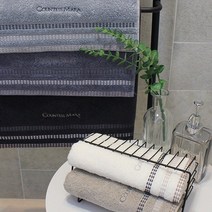 송월타월 카운테스마라 모던스티치40 수건 160g 40수 코마사, 다크그레이, 10개