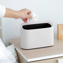 안방꾸미기 모던인테리어 미니쓰레기통 예쁜휴지통 뷰티룸 자취방 집들이선물 호텔, 1개, 블루