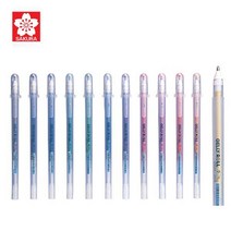 사쿠라 스타더스트 1.0mm 12색칼라 펜 빤짝이펜, 727 라임