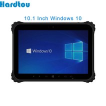 Harddou10.1인치Windows견고한RAM4GB2D바코드스캐너 산업용태블릿PC, 01Black_01Standard
