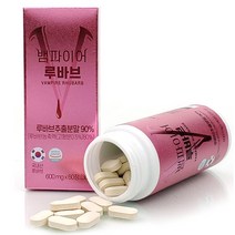 뱀파이어 루바브 추출물 90% 추출분말 600mg x 60정 국내산 루바브, 6개