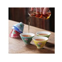 전통주 술잔 연꽂 일식당 사케잔세트 차도구용 숙우 녹차용 설선물용 차매니아용 우아