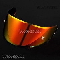 쇼에이 X14 쇼에이 Z7 호환용 미러 컬러 클리어 쉴드 CWR-1 NXR RF-1200, Red Gold Visor