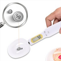 500g0.1g lcd 디스플레이 디지털 주방 측정 숟가락 분유 식품 전자 디지털 숟가락 규모 미니 주방 저울, 하얀