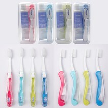 니치 여행용 칫솔 치약 휴대용케이스 세트, 블루, 1개