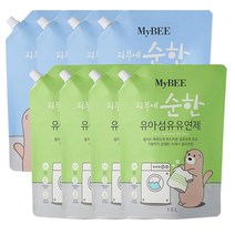 마이비 피부에 순한 유아세제 리필 1.6L (세제 4팩+유연제 4팩) 아기세제 유연제 섬유유연제