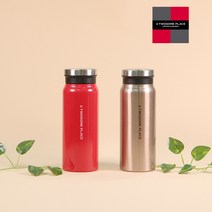 투썸 레드골드 텀블러 550ml 트윈스 세트, 골드