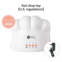 venalisa 고양이 발 led 네일 베이킹 램프 48w 네일 램프 소켓 귀여운 모션 센서 네일 램프 네일 건조기 기계 매니큐어 도구, 우리 플러그