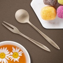 오꼬마스푼 숟가락 유기포크 수저 방짜 놋수저 각인, 스푼