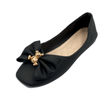 밀로바니 포이 리본 곰돌이 말랑 플랫슈즈 1cm