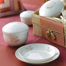 한국도자기 매난국죽 칠첩반상기 21p