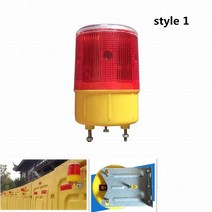 신제품 태양광 LED 비상 조명 태양열 구동 경고등 비콘 교통 타워 크레인 램프 드롭 배송, 04 Model 1