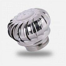 벤츄레이터 스테인레스 스틸 지붕 환풍기 100110150mm 풍력 터빈 굴뚝 파이프 공기 팬, 03 150mm