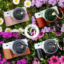 SONY A6000 속사케이스(천연소가죽).멜튼, (A6000_가죽속사_밀크브라운B)