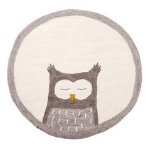 2023 홈바 테이블 북유럽 스타일 라운드 만화 카펫 홈 침실 침대 옆 어린이 방 귀여운 글씨 심플한 두꺼운, 16 T_02 Diameter 100CM