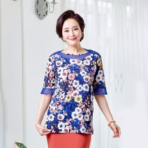 마담엘레강스 마담엘레강스 K191BL08 아네모네 메시배색 블라우스 (2725687)