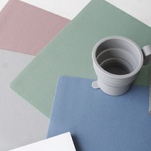 국산 파스텔 실리콘 식탁매트(4color), 다크블루