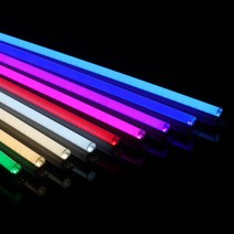 LED T5 간접조명 플리커프리 일자등 컬러 슬림형광등 라인 무드등 LED바, 1200mm 20W, 핑크