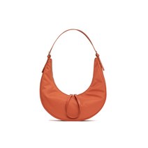 FENNEC FABRIC CRESCENT BAG - DARK ORANGE / 페넥 패브릭 크레센트백 다크 오렌지