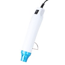 힛툴 DIY 히팅건 열풍기 엠보싱 공예용 미니 슈링클스, 검정과 빨강 220V 검정  빨강