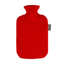 파쉬 보온 물주머니 2L + 폴리커버, 레드