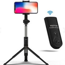 요이치 무선블루투스 셀카봉 1세대 2세대 3세대4세대 삼각대 거치대욜로, 03.3세대 WT700 블랙