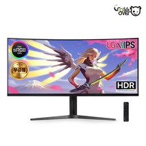 크로스오버 34LGD21W LG IPS 울트라와이드 커브드 멀티스탠드 WQHD 34인치 게이밍 무결점 모니터